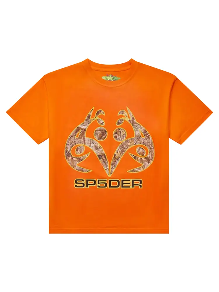 Футболка Sp5der Real Tree 'Orange' — изображение 1 из 2, оранжевый