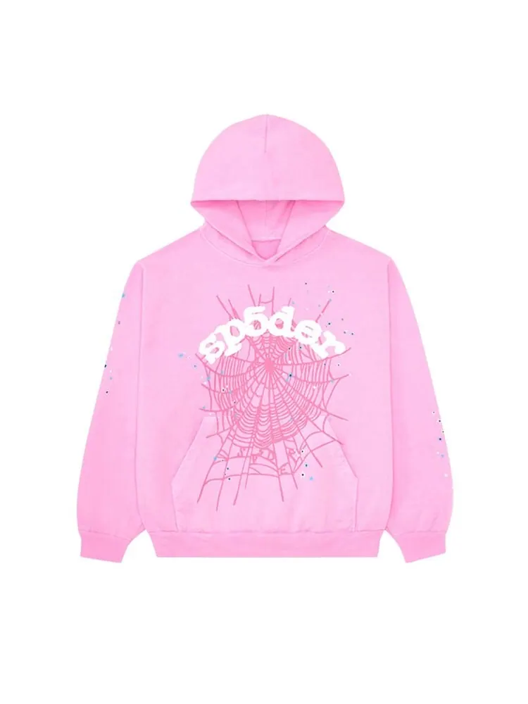 Худи Sp5der OG Web 'Pink' — изображение 1 из 2, розовый