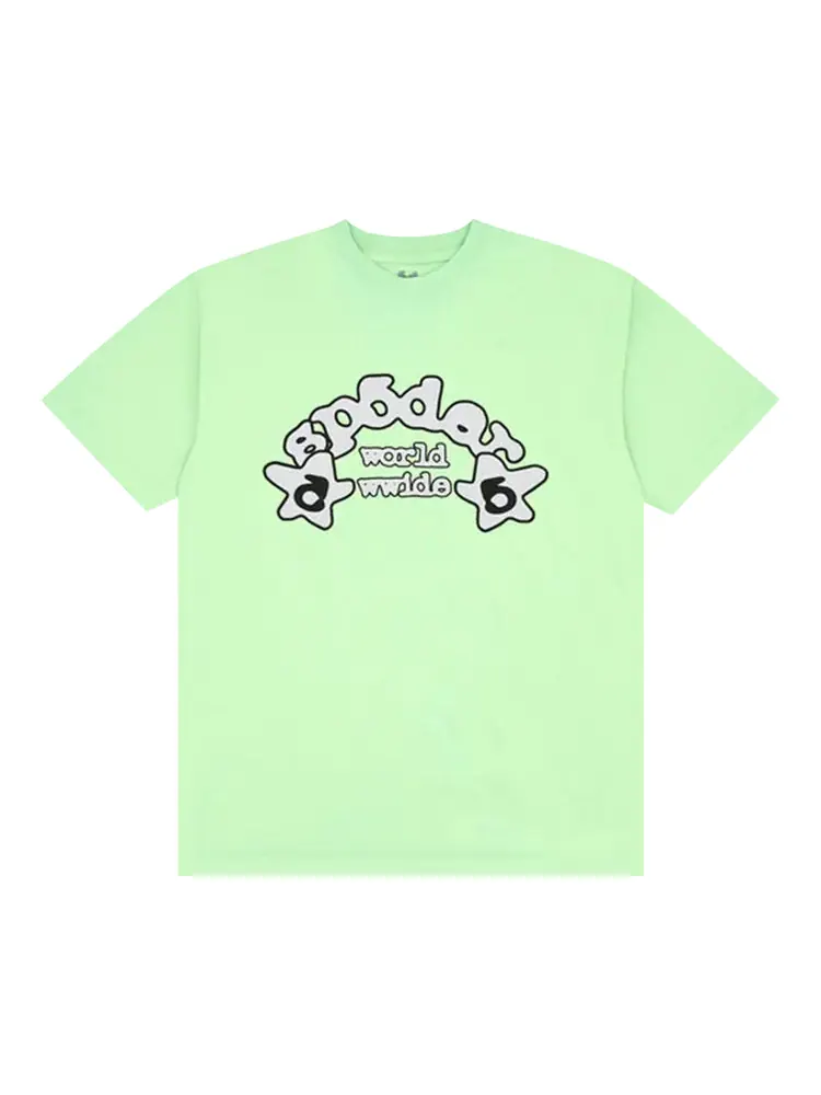 Футболка Sp5der Worldwide 'Slime Green' — изображение 1 из 2, зеленый