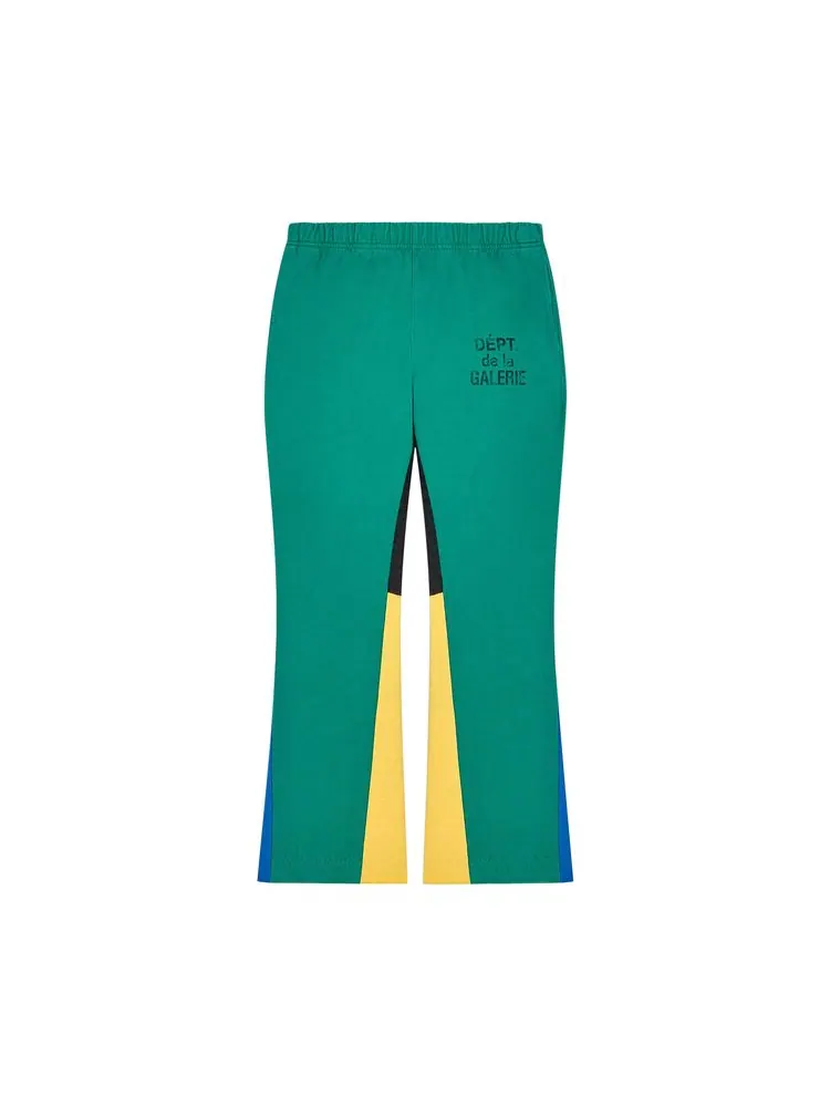 Спортивные брюки Gallery Dept. Flare Sweatpant 'Emerald Green' — изображение 1 из 2, зеленый