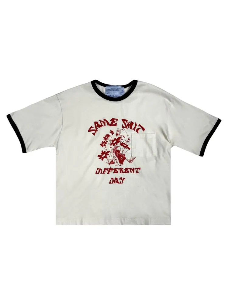 Футболка Jungles Same Shit Ringer Tee