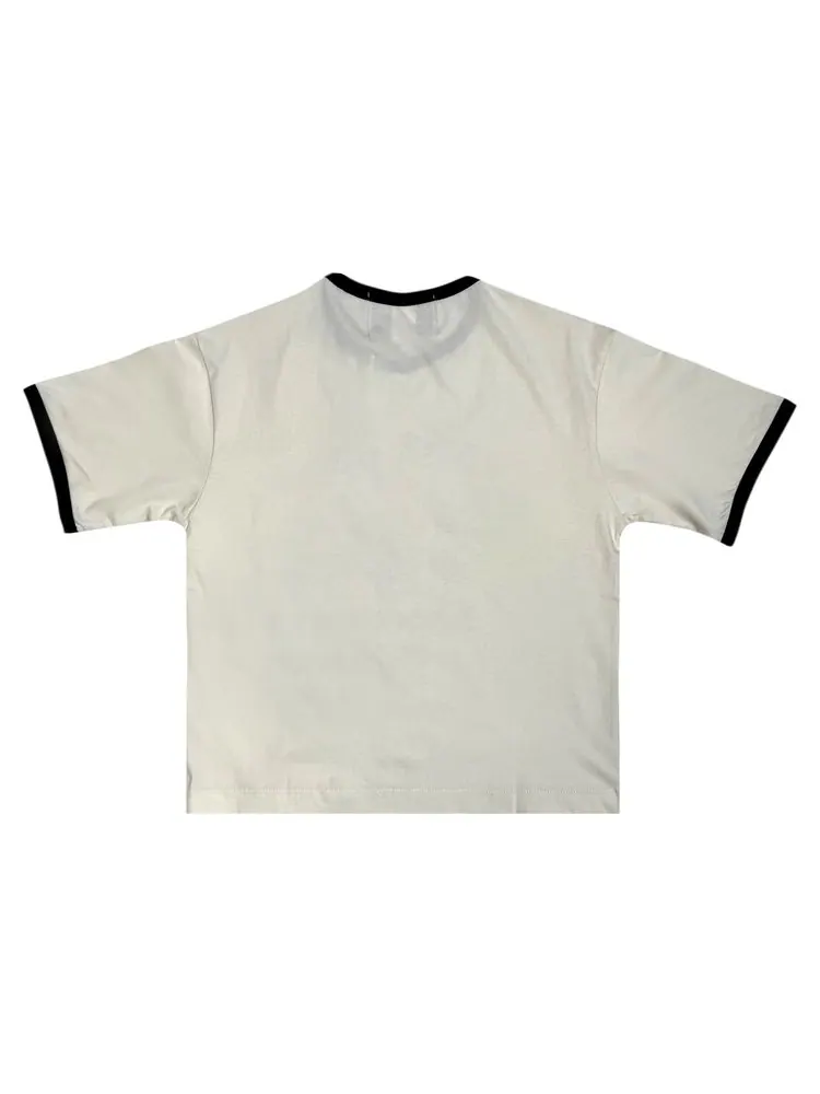 Футболка Jungles Same Shit Ringer Tee — изображение 2 из 2, белый