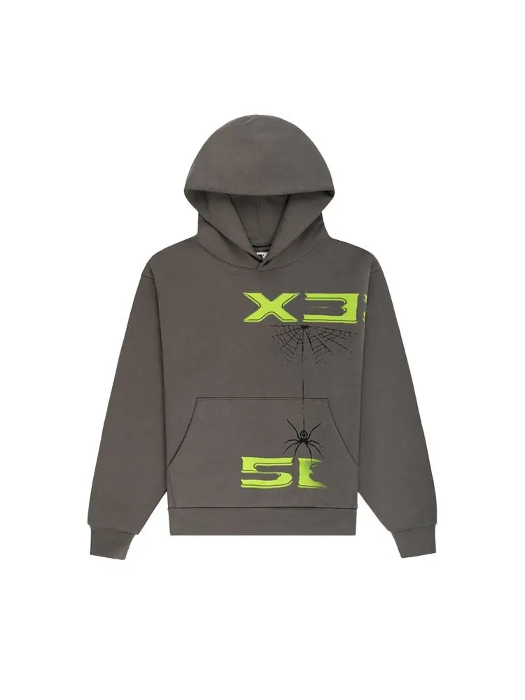 Худи Sp5der 5Ex Hoodie Slate Grey — изображение 1 из 2, серый