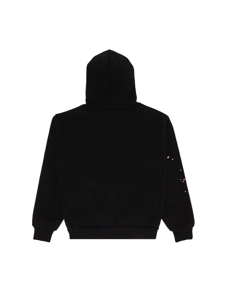 Худи Sp5der Angel Number Black — изображение 2 из 3, черный