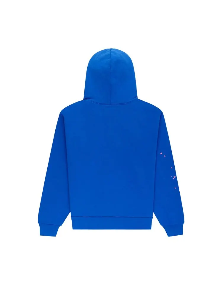 Худи Sp5der Angel Number Hoodie 'Blue' — изображение 2 из 3, синий