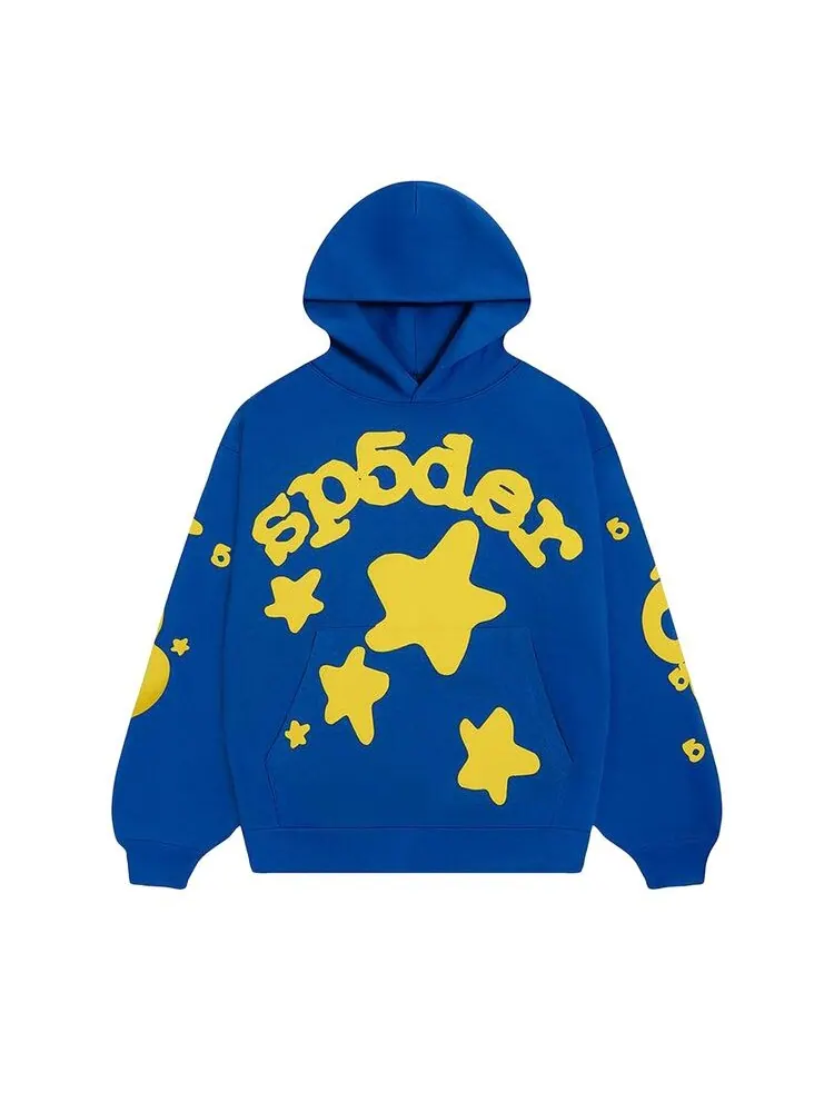 Худи Sp5der Beluga Hoodie TC Blue — изображение 1 из 2, синий