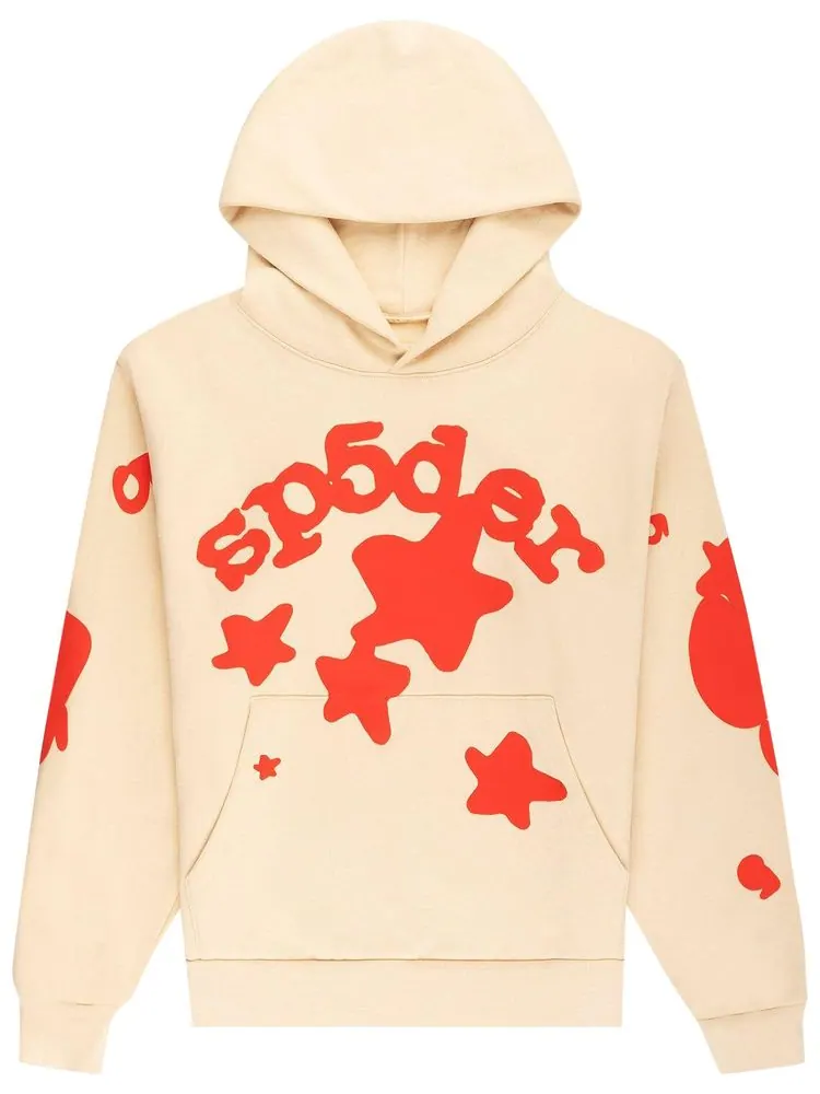 Худи Sp5der Beluga Hoodie 'Cream' — изображение 1 из 2, бежевый