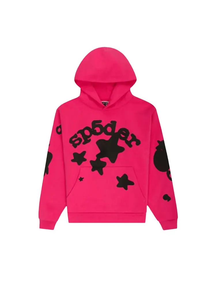 Худи Sp5der Beluga Hoodie 'Pink' — изображение 1 из 1, розовый