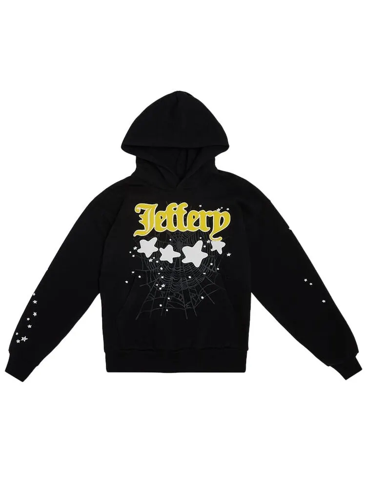 Худи Sp5der Jeffery Hoodie Black — изображение 1 из 1, черный