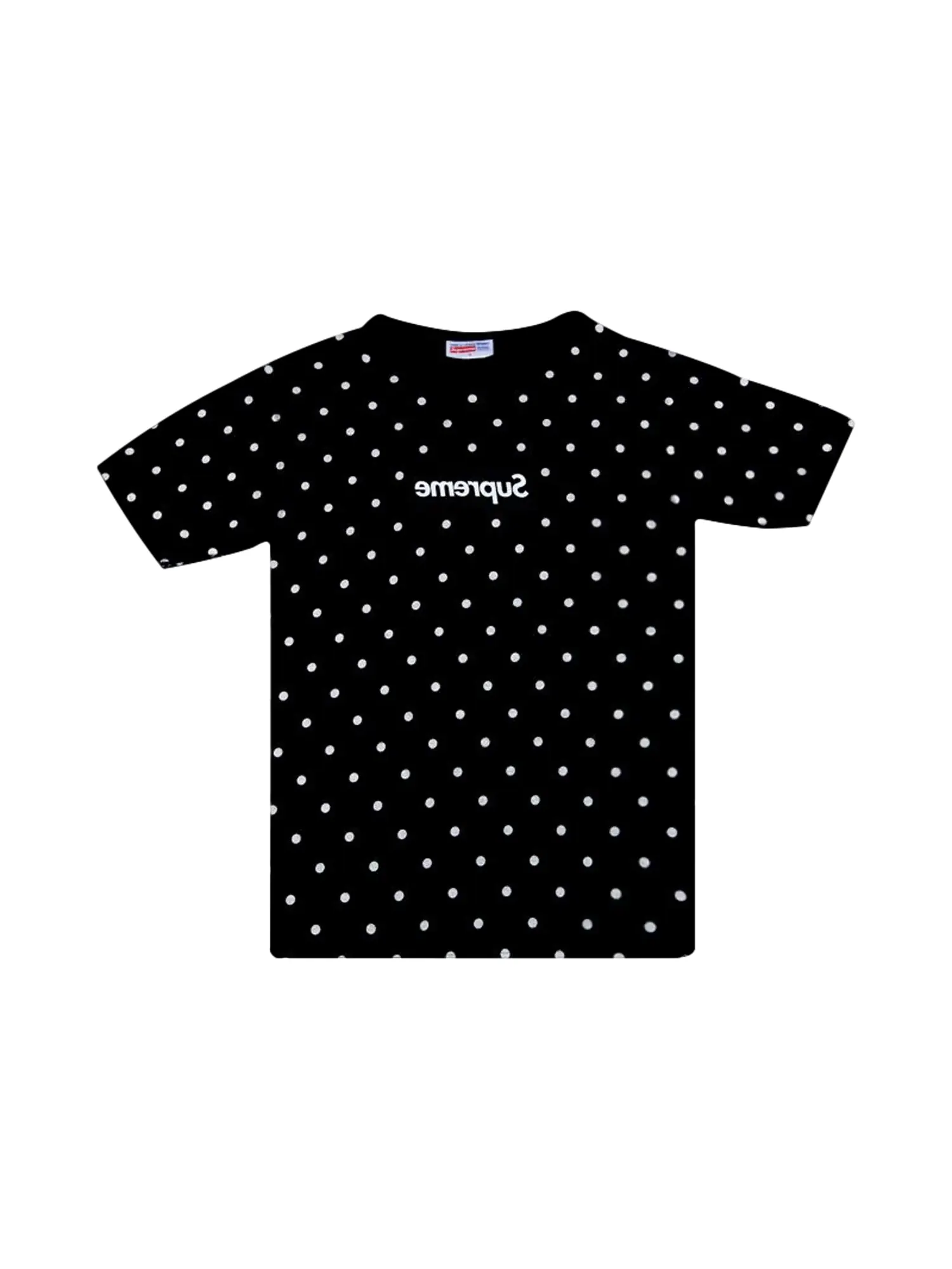 Футболка с логотипом Supreme x Comme des Garçons SHIRT — изображение 1 из 1, черный