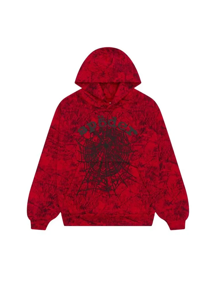 Худи Sp5der OG Tree Camo Hoodie Red — изображение 1 из 2, красный