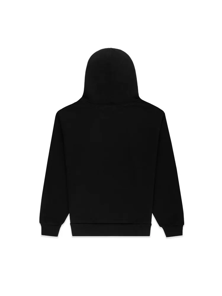 Худи Sp5der Rhinestone OG Web V2 Hoodie 'Black' — изображение 2 из 2, черный