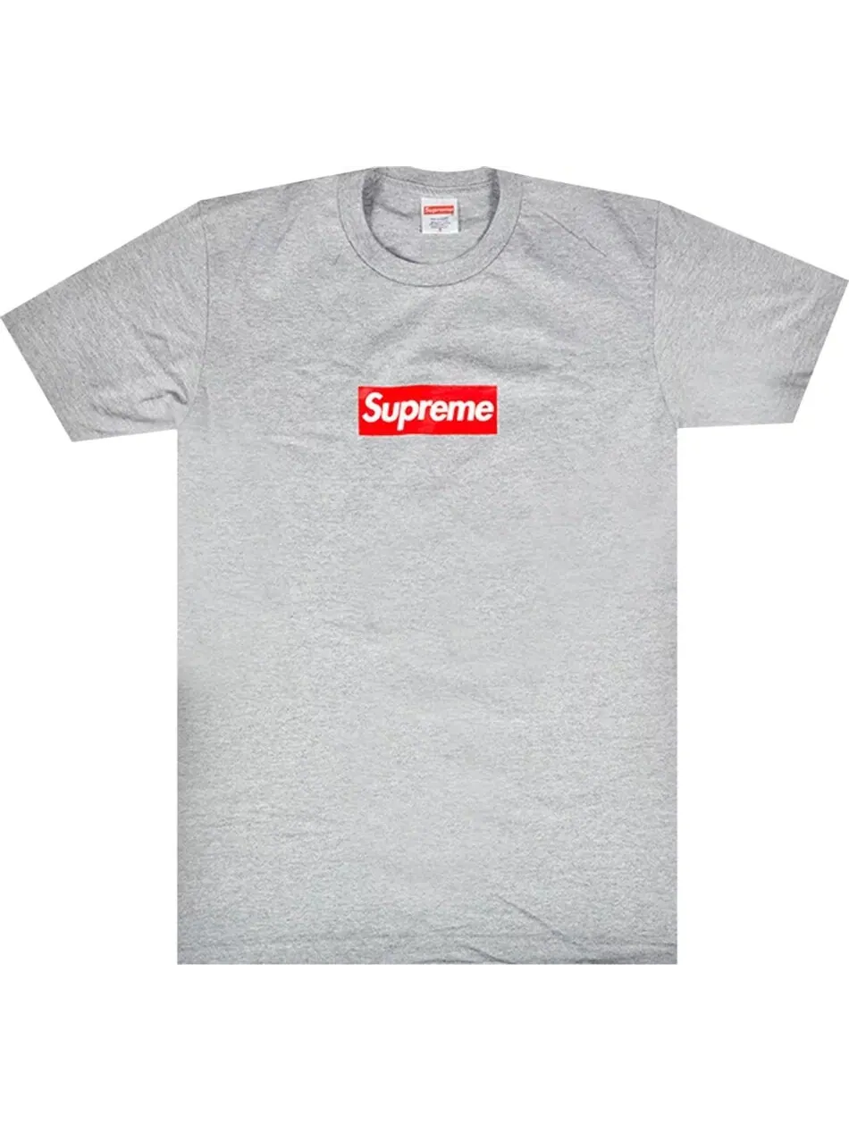 Футболка Supreme 20th Anniversary Box Logo — изображение 1 из 2, серый