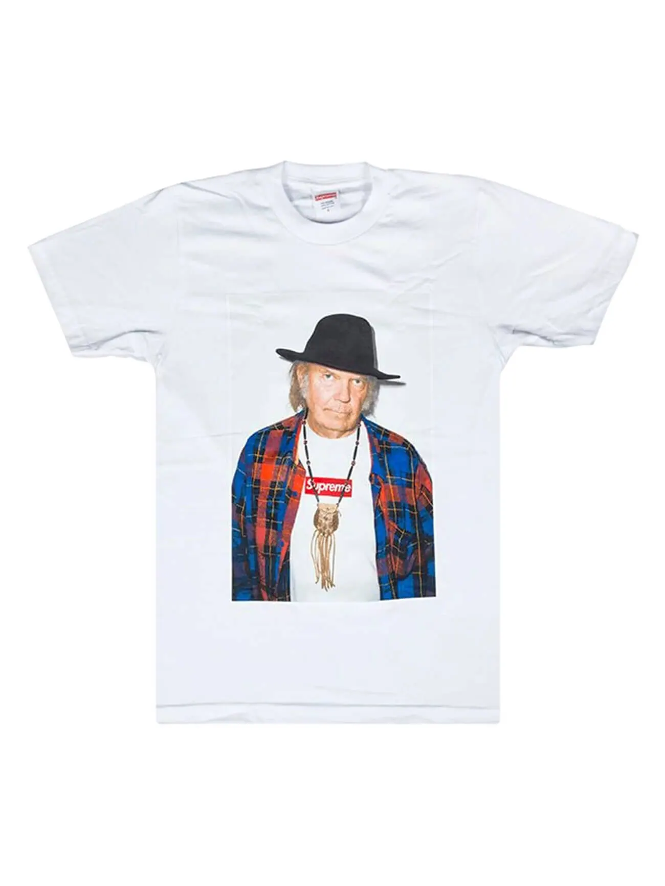 Футболка Supreme Neil Young — изображение 1 из 1, белый