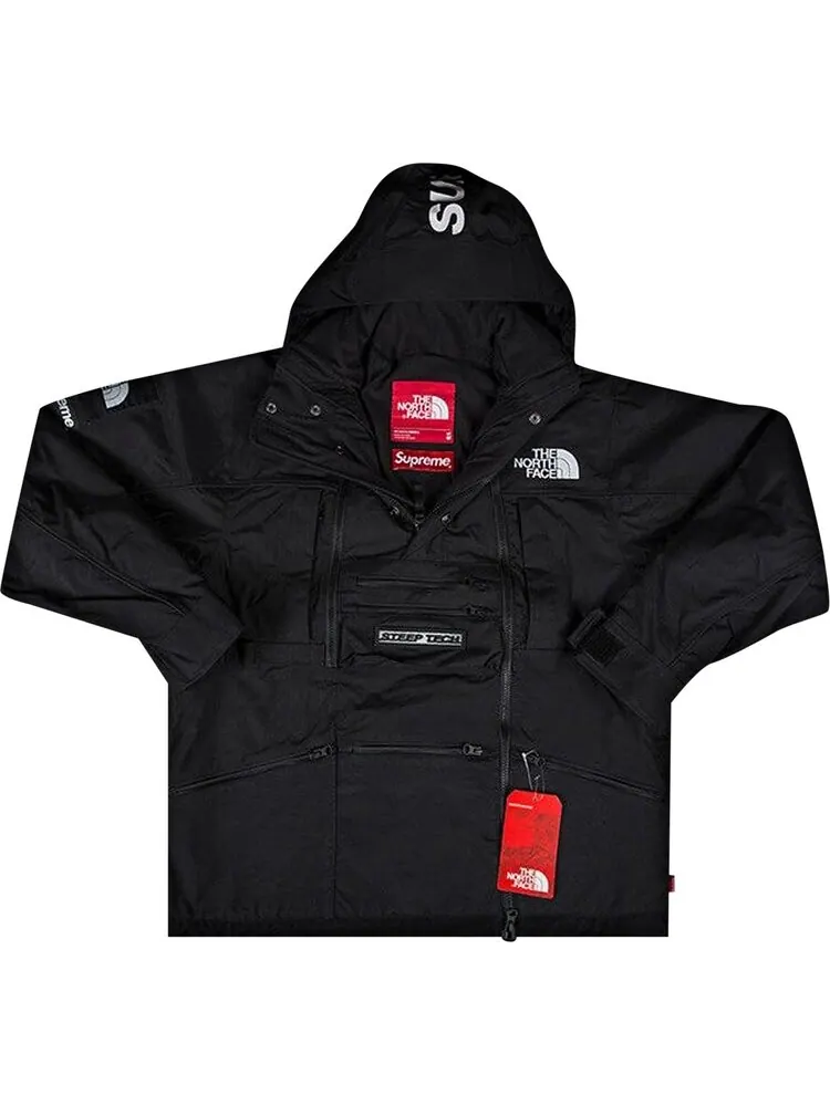 Куртка Supreme x The North Face Steep Tech Hooded Jacket 'Black' — изображение 1 из 2, черный