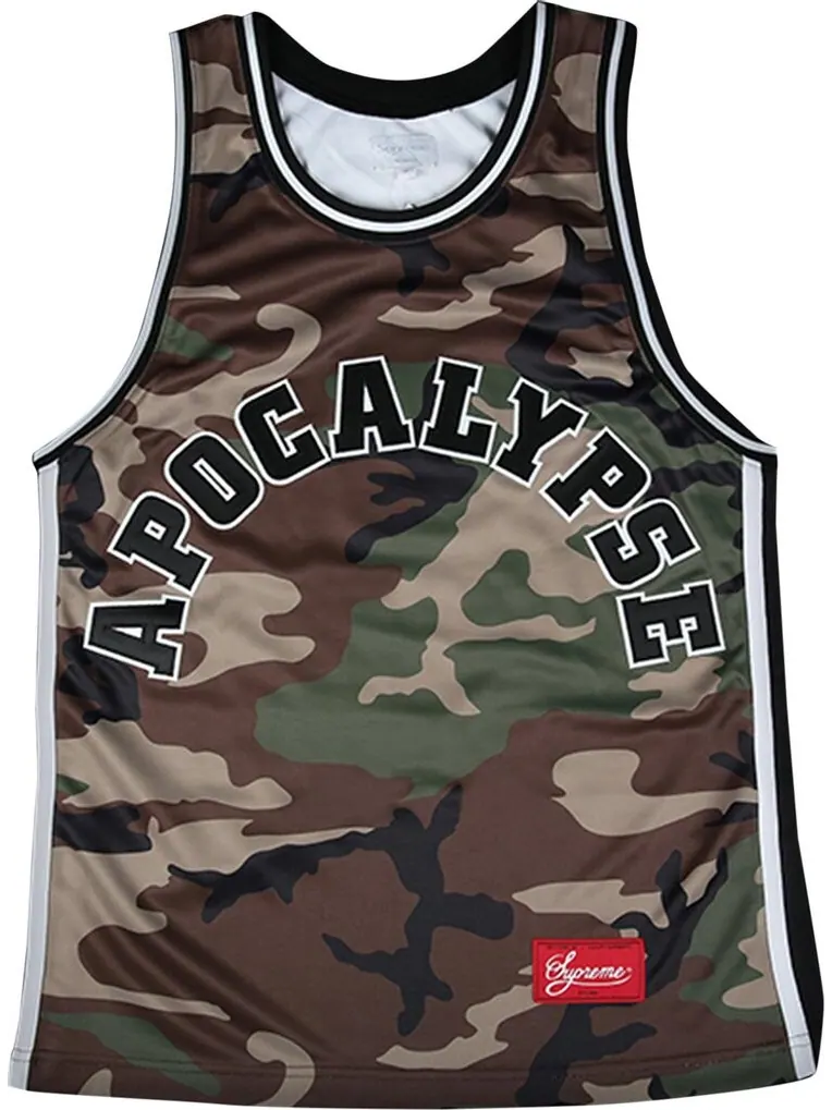 Футболка Supreme Apocalypse Basketball Jersey 'Woodland Camo' — изображение 1 из 2, мульти
