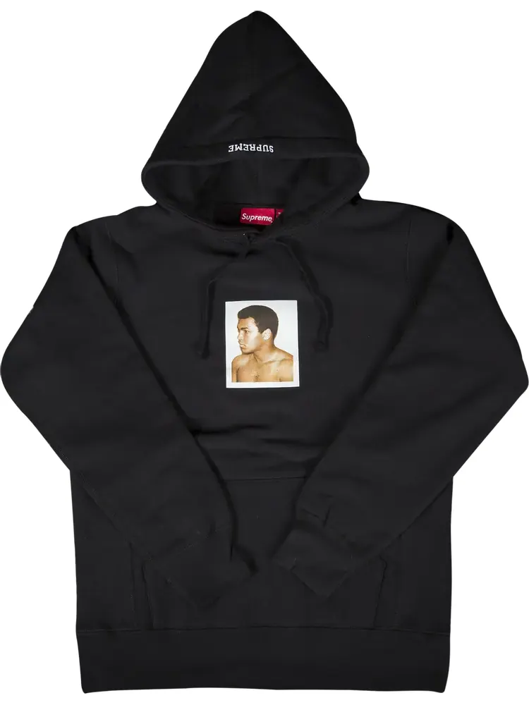 Толстовка Supreme Ali x Warhol Hooded Sweatshirt 'Black' — изображение 1 из 1, черный