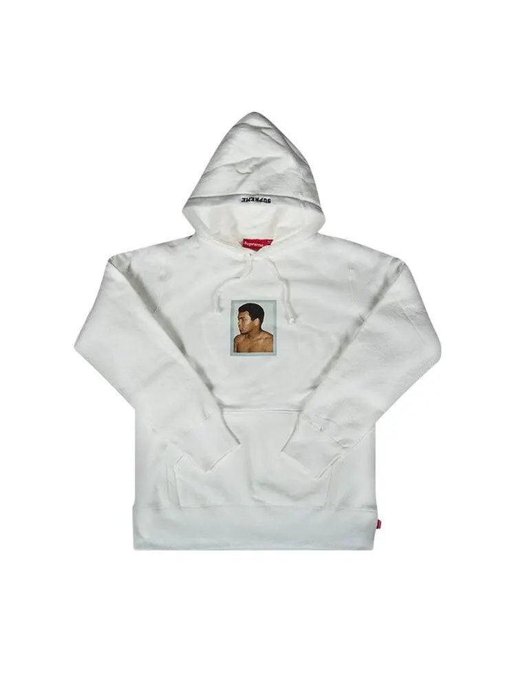 Толстовка Supreme Ali x Warhol Hooded Sweatshirt 'White' — изображение 1 из 1, белый