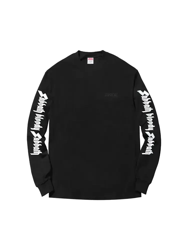 Футболка с длинными рукавами Supreme Black Sabbath — изображение 1 из 2, черный