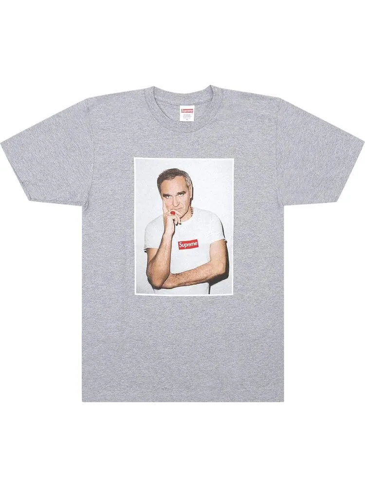 Футболка Supreme Morrissey Tee 'Heather Grey' — изображение 1 из 1, серый