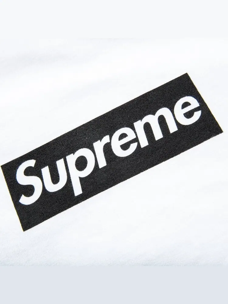 Футболка Supreme Paris Box Logo T-Shirt 'White' — изображение 4 из 4, белый