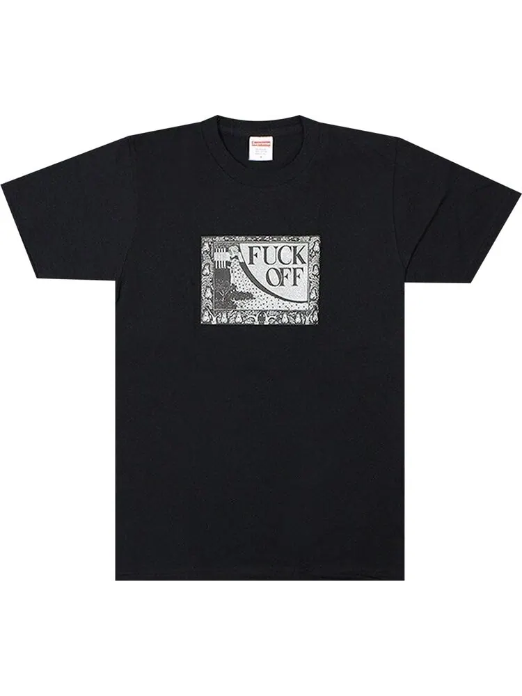 Футболка Supreme f*ck Off Tee 'Black' — изображение 1 из 1, черный