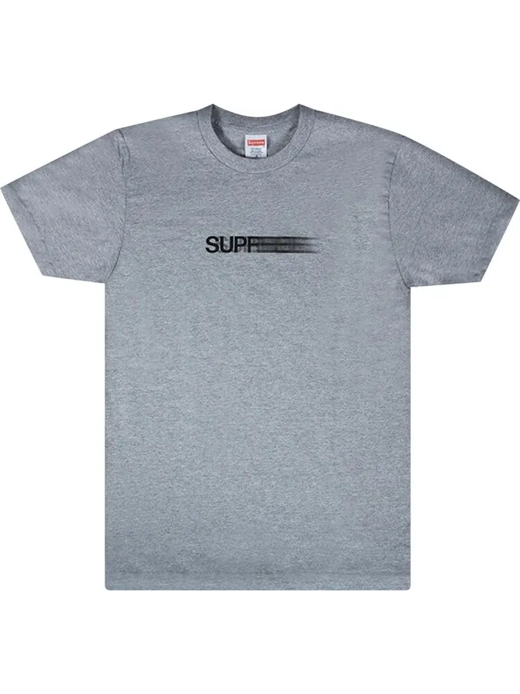 Футболка Supreme Motion Logo T-Shirt 'Heather Grey' — изображение 1 из 1, серый