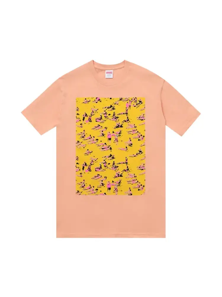 Футболка Supreme Beach Tee — изображение 1 из 1, оранжевый