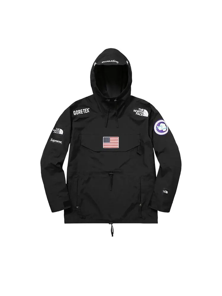 Куртка Supreme x The North Face Trans Antarctica Expedition Pullover Jacket 'Black' — изображение 1 из 1, черный