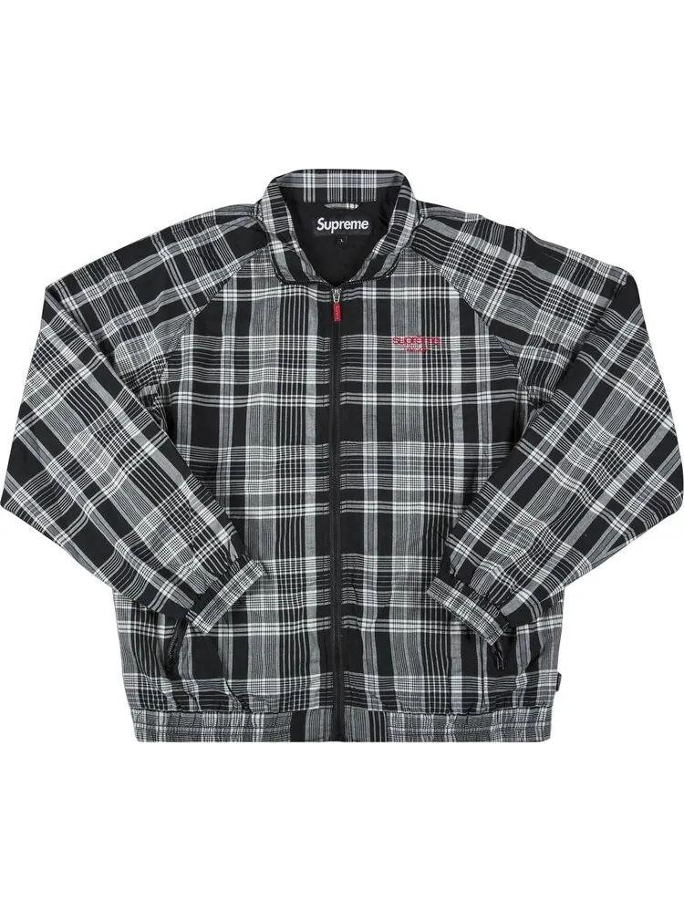 Куртка Supreme Madras Track Jacket 'Black' — изображение 1 из 2, черный
