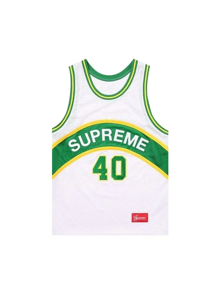 Джерси Supreme Curve Basketball Jersey 'White' — изображение 1 из 2, белый
