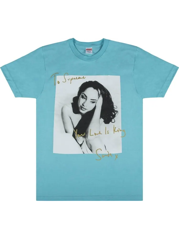 Футболка Supreme Sade T-Shirt 'Aqua' — изображение 1 из 2, синий