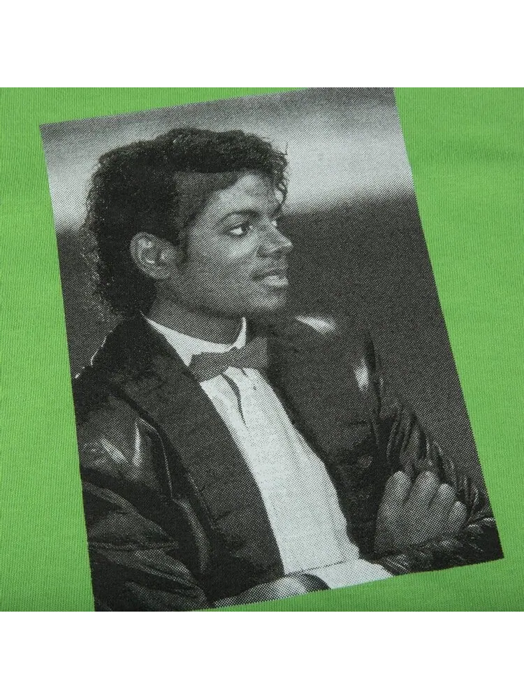 Футболка Supreme Michael Jackson T-Shirt 'Lime' — изображение 3 из 3, зеленый