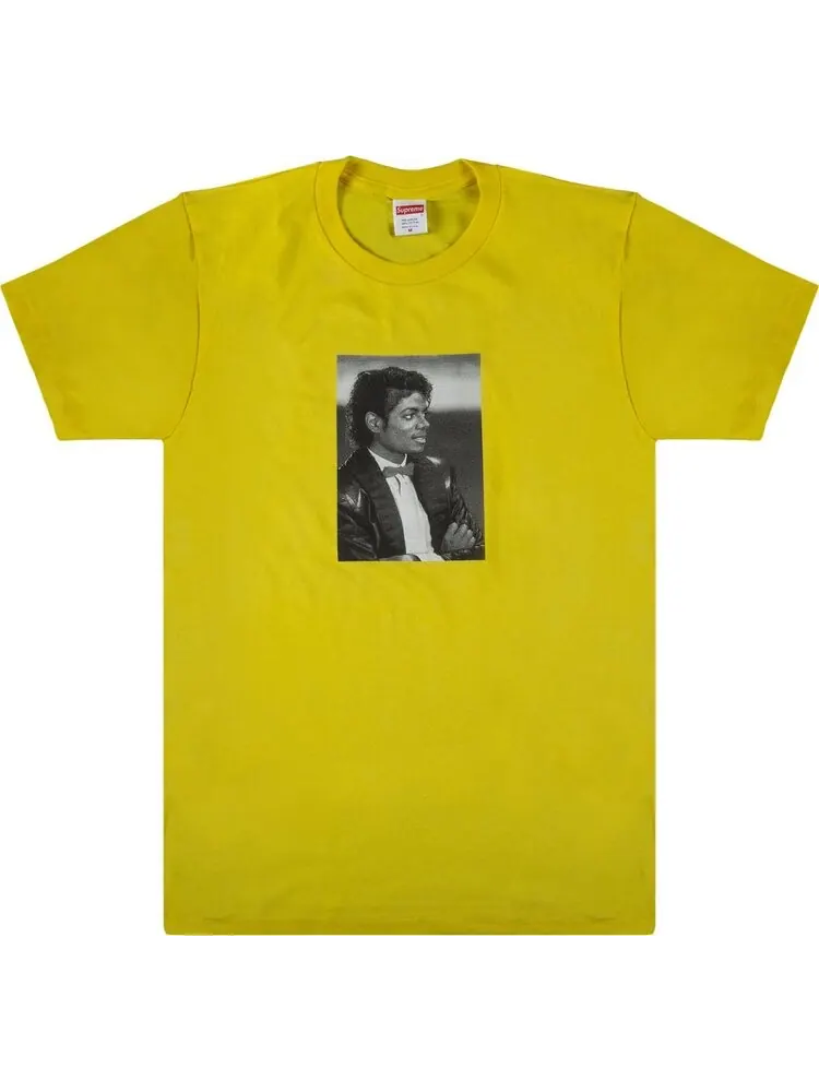 Футболка Supreme Michael Jackson T-Shirt 'Yellow' — изображение 1 из 3, желтый