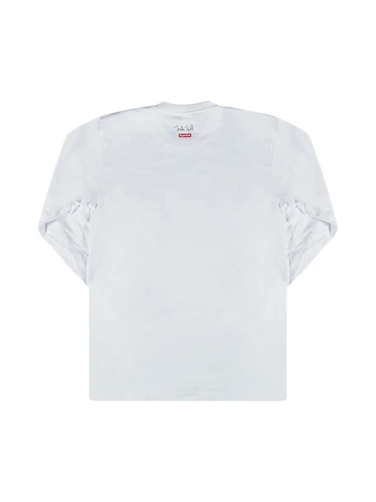Футболка Supreme Mike Hill Snaketrap Long-Sleeve T-Shirt 'White' — изображение 2 из 3, белый