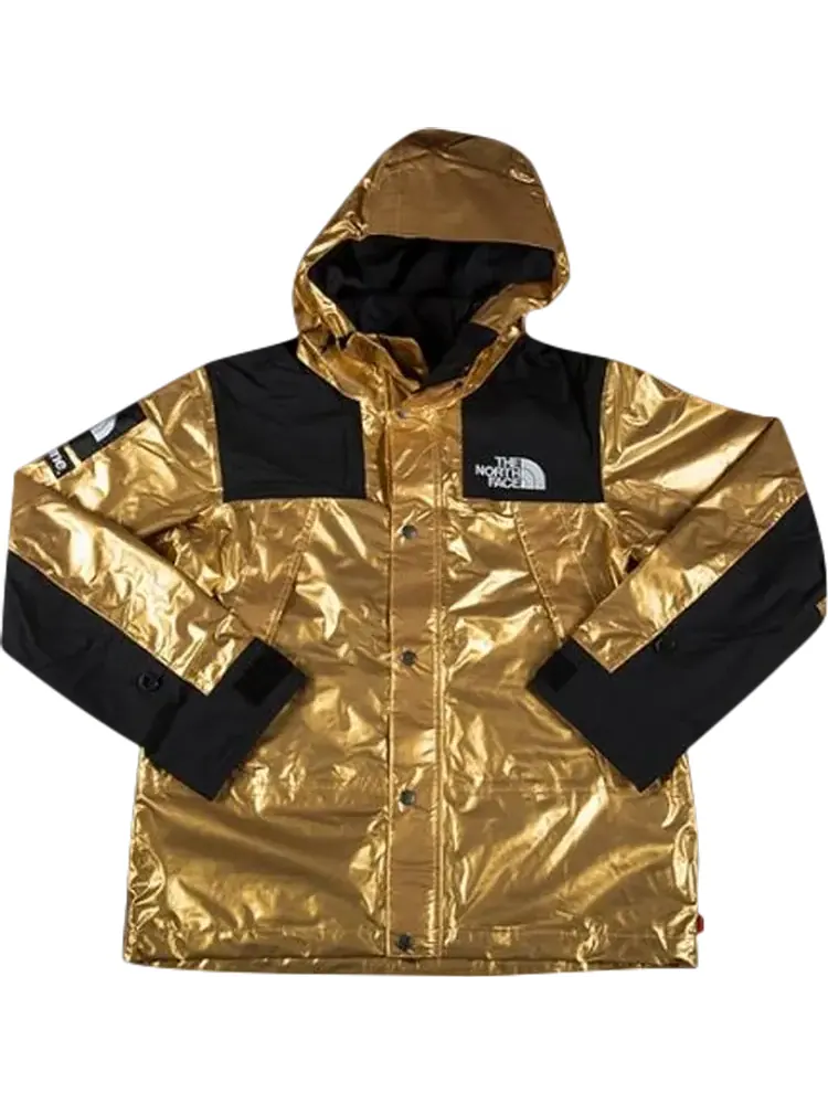 Парка Supreme x The North Face Metallic Mountain Parka 'Gold' — изображение 1 из 1, золото