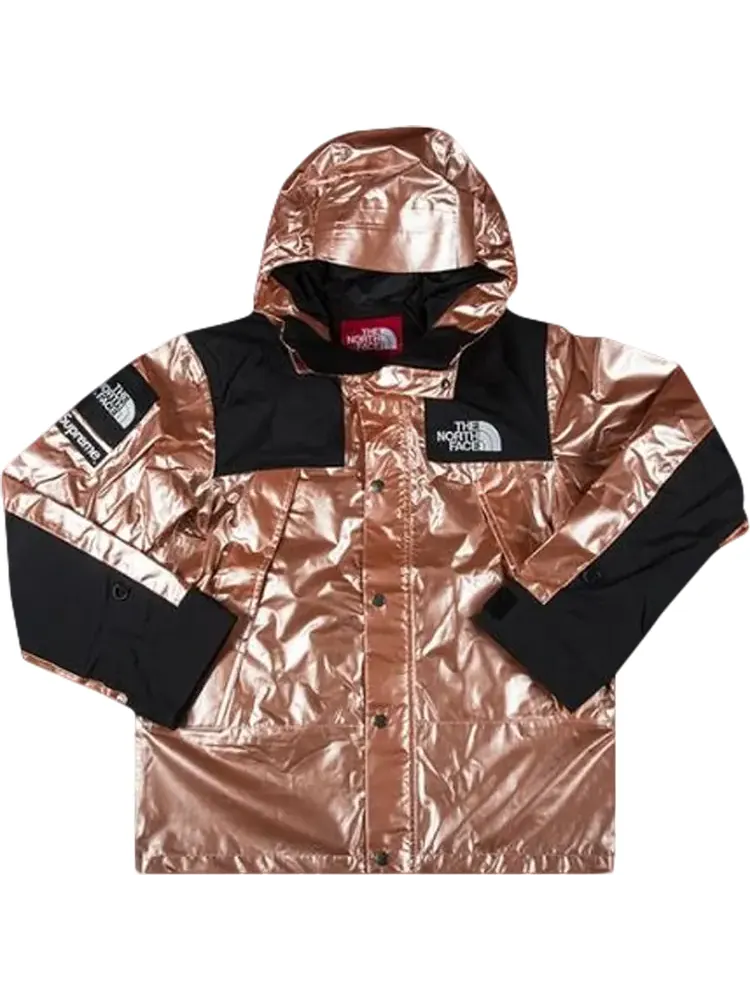 Парка Supreme x The North Face Metallic Mountain Parka 'Rose' — изображение 1 из 1, розовый