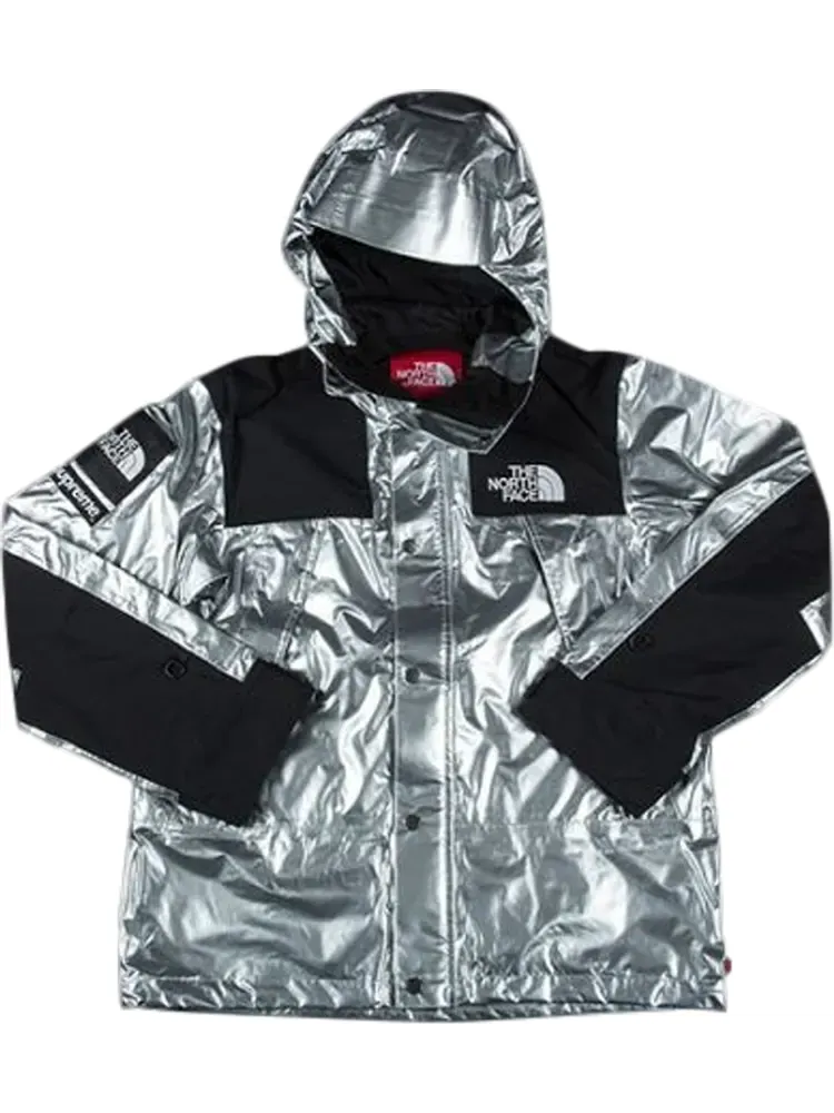 Парка Supreme x The North Face Metallic Mountain Parka 'Silver' — изображение 1 из 1, серебряный