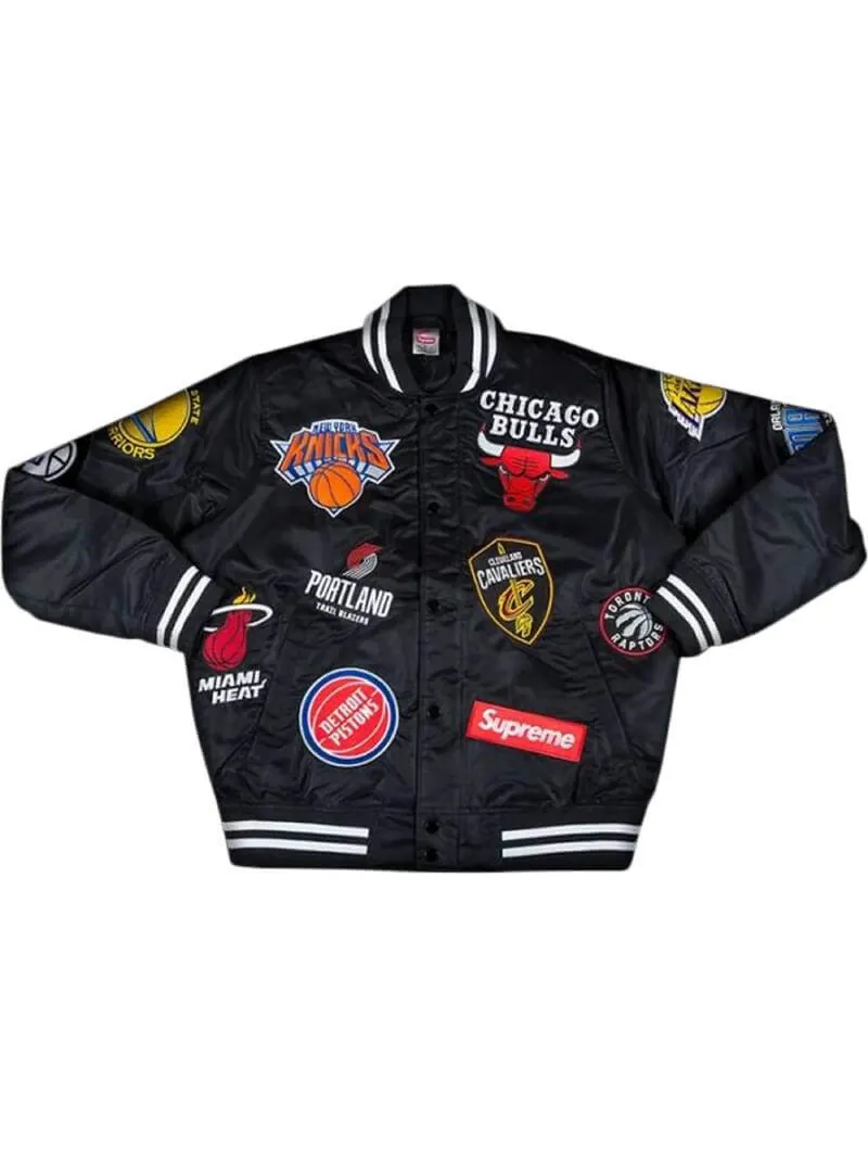 Куртка Supreme x Nike x NBA Warm Up — изображение 1 из 1, черный