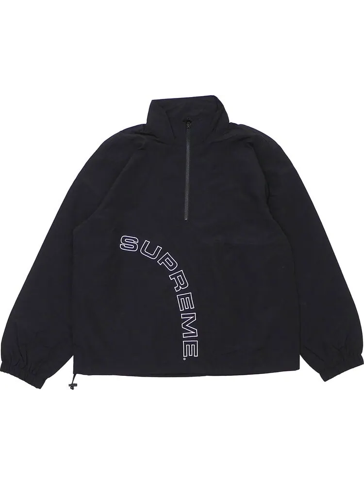 Пуловер Supreme Corner Arc Half Zip Pullover 'Black' — изображение 1 из 1, черный