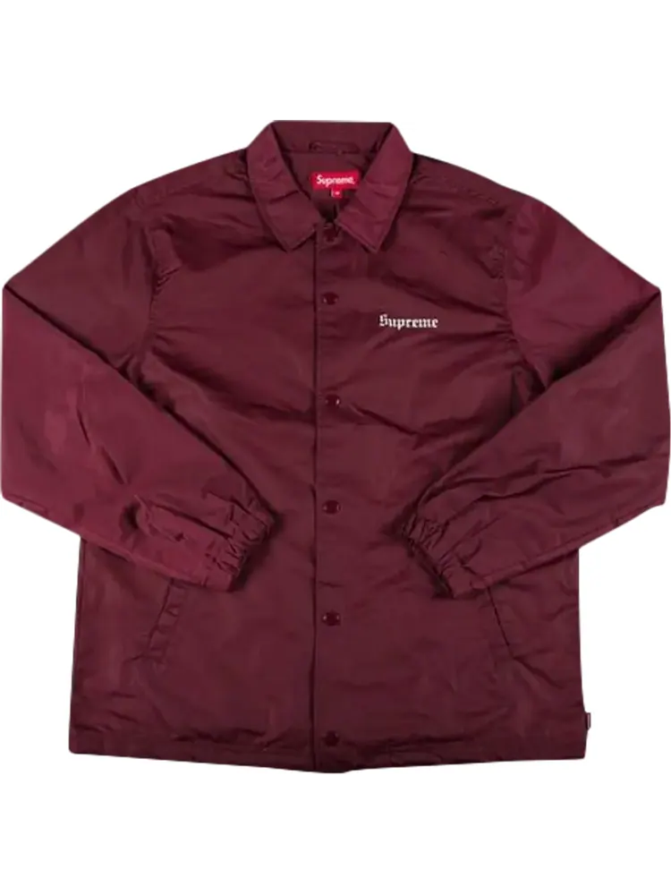 Куртка Supreme Nan Goldin - Misty & Jimmy Coaches Jacket 'Burgundy' — изображение 1 из 1, красный