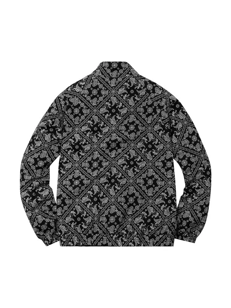 Спортивная куртка Anti Social Social Club Bandana Track Jacket 'Black' — изображение 2 из 2, черный