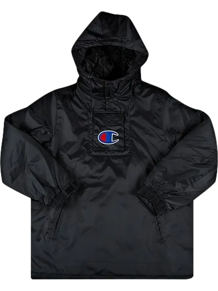 Пуловер Supreme x Champion Pullover Parka 'Black' — изображение 1 из 1, черный