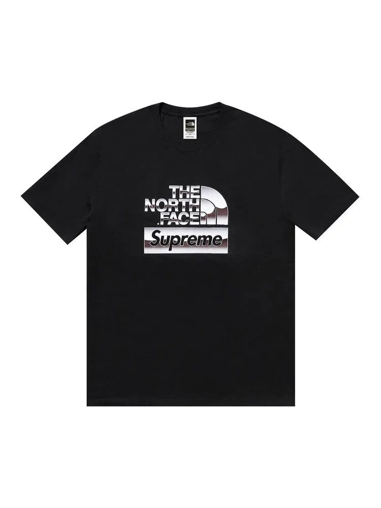 Футболка Supreme The North Face Metallic Logo T-Shirt — изображение 1 из 2, черный