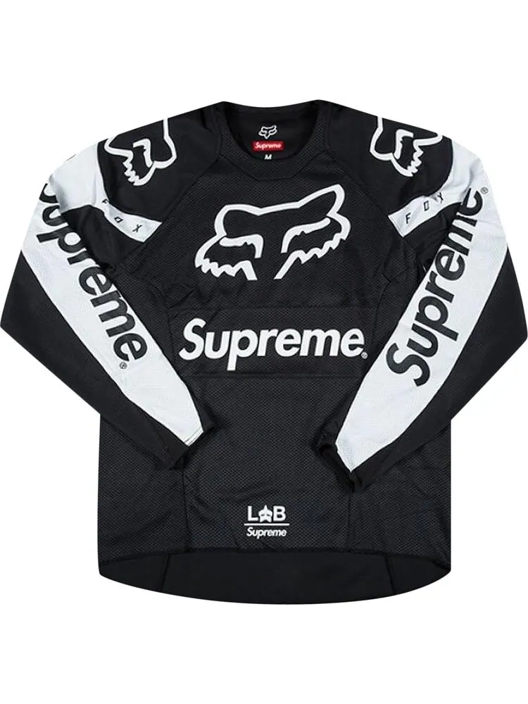 Джерси Supreme x Fox Racing Moto Jersey — изображение 1 из 1, черный