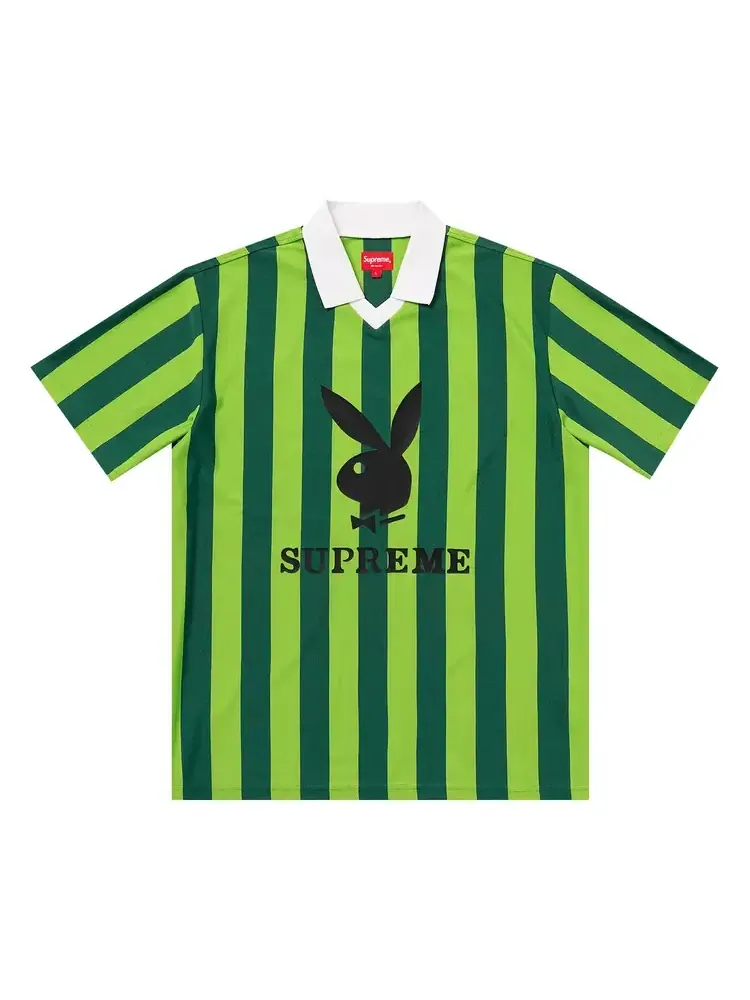 Футбольная майка Supreme x Playboy — изображение 1 из 2, зеленый