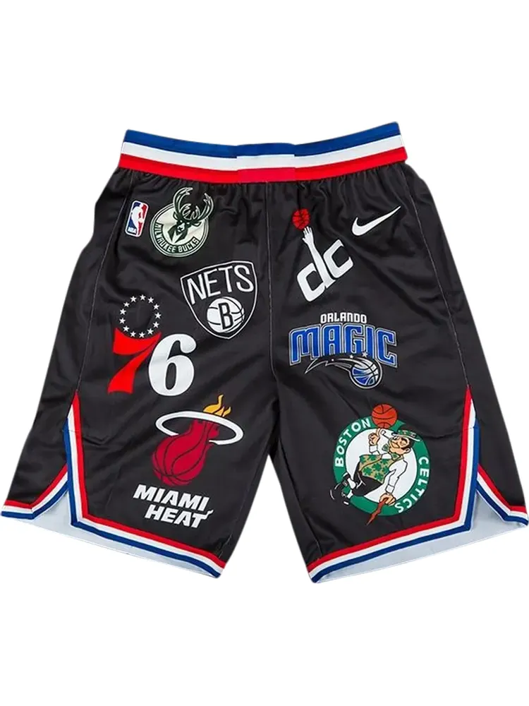 Шорты Supreme x Nike x NBA Teams Authentic Shorts 'Black' — изображение 1 из 1, черный