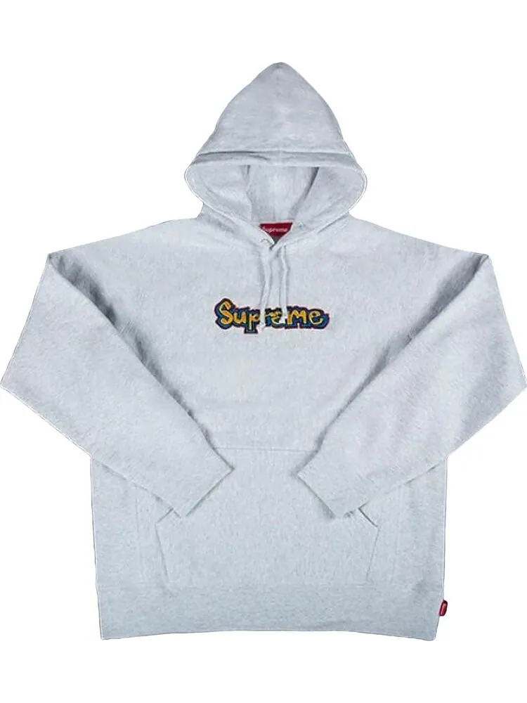 Толстовка Supreme Gonz Logo Hooded Sweatshirt 'Ash Grey' — изображение 1 из 1, серый