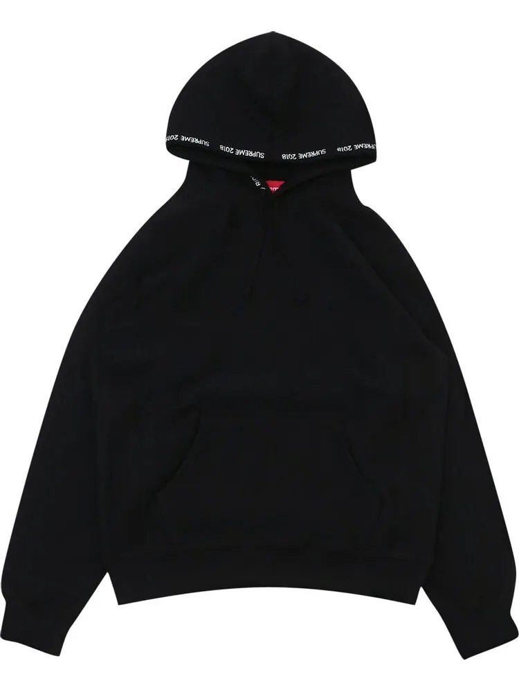 Толстовка Supreme Channel Hooded Sweatshirt 'Black' — изображение 1 из 1, черный