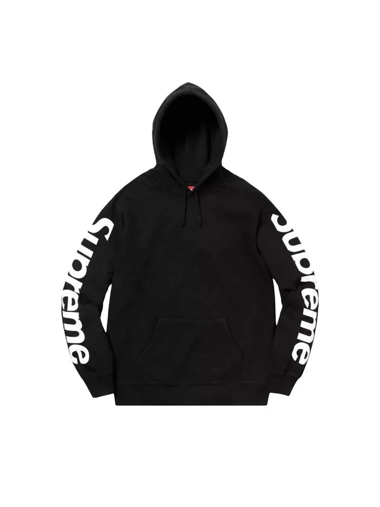 Толстовка Supreme Sideline Hooded Sweatshirt 'Black' — изображение 1 из 1, черный